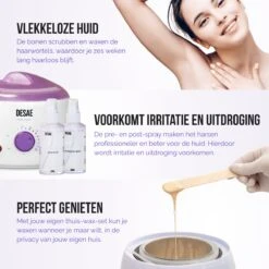 Premium Wax Set Inclusief 400gr Wax Bonen - Pre- & After-Wax Spray - 20 Aanbreng Spatels -Verzorgingsproducten 1200x1200 779