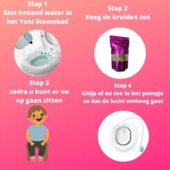 Vaginale Stoombad- Inclusief Natuurlijke Kruiden - (BPA Vrij) Vaginale Gezondheid - Helpt Tegen Geur En Schimmelinfecties - Vagina Verzorging / Reiniging -Verzorgingsproducten 1200x1200 82