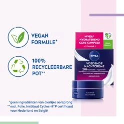 NIVEA Essentials Herstellend Droge Of Gevoelige Huid - 50 Ml - Nachtcrème -Verzorgingsproducten 1200x1200 841