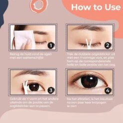 Le Civa Ooglidstickers Onzichtbaar 460 Stuks – Ooglidtape – Ooglidcorrectie – Ooglift Strips – Ooglid – Eye Tape – Hangende Oogleden – Vermoeide Ogen -Verzorgingsproducten 1200x1200 997