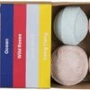 HappySoaps Mini Bath Bombs - Herbal Sweets - 8 Bruisballen In Verschillende Kruidig Zoete Geuren - 100% Plasticvrij, Vegan & Natuurlijk