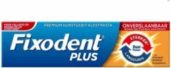 Fixodent Plus - Voordeelverpakking 6x40 G - Kleefpasta -Verzorgingsproducten 1200x483