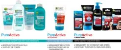 Garnier SkinActive PureActive 3in1 Gezichtsmasker Met Charcoal - 3 X 150 Ml -Verzorgingsproducten 1200x495