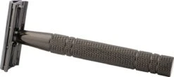 Safety Razor Scheermes + 20 Scheermesjes - Aluminium - Antraciet - Double Blade -Verzorgingsproducten 1200x530