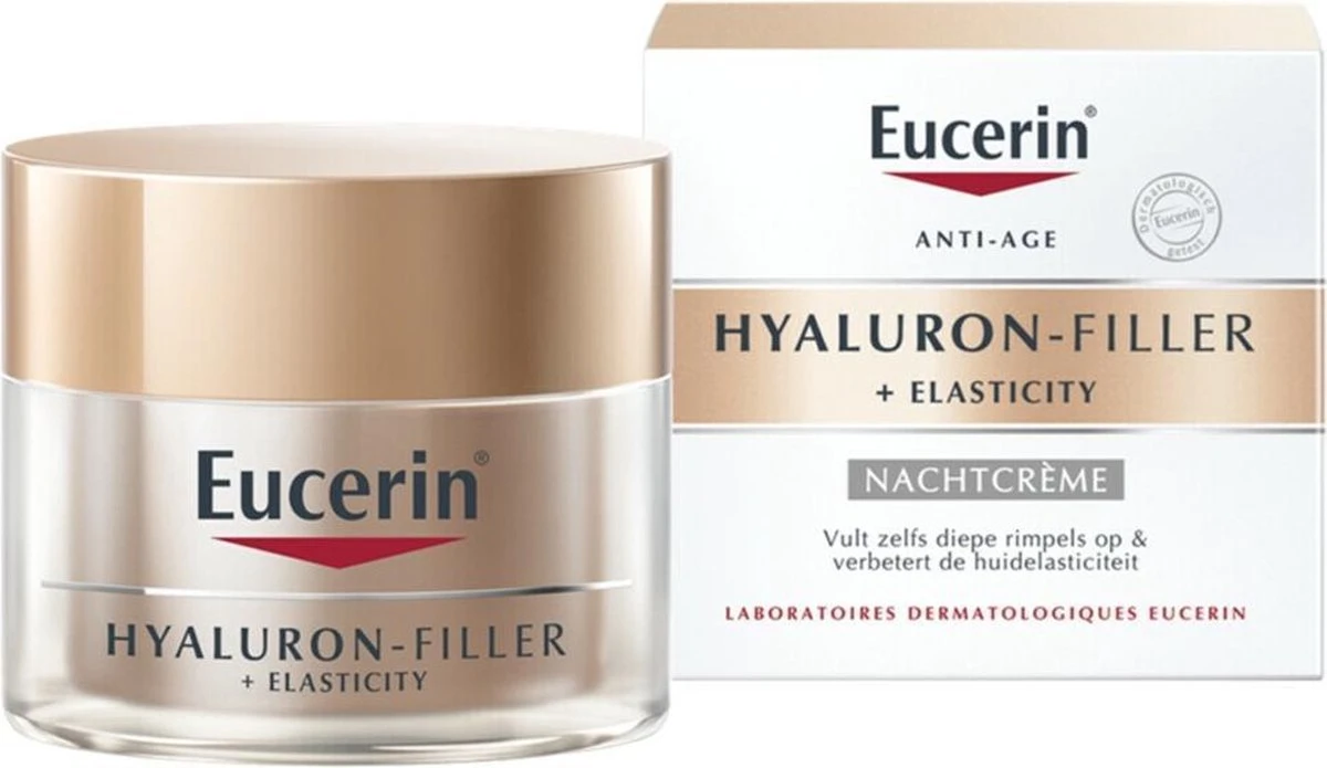 Eucerin Hyaluron-Filler + Elasticity Nachtcrème - 50 Ml 2 Eucerin Hyaluron-Filler + Elasticity Nachtcrème - 50 Ml - Afbeelding 2