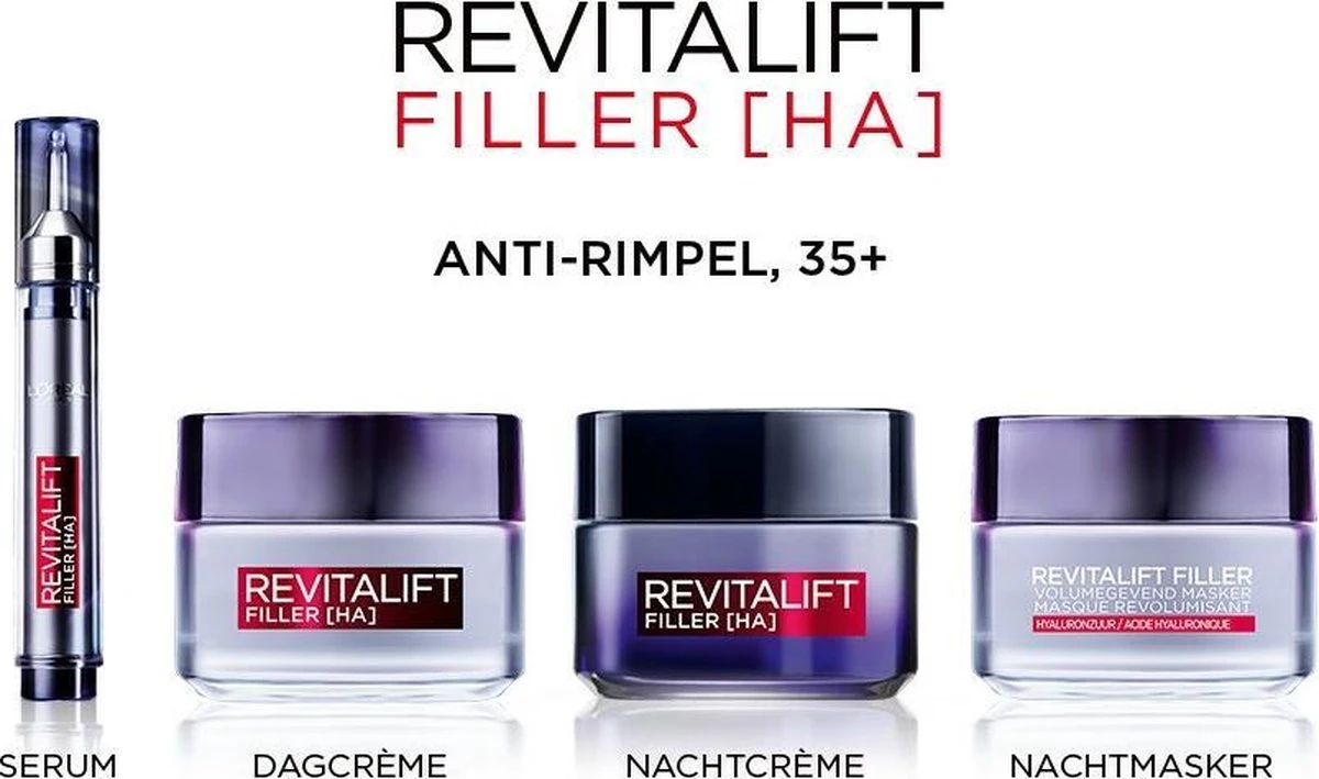L'Oréal Paris Revitalift Filler - Anti-rimpel Serum - 16 Ml 5 L'Oréal Paris Revitalift Filler - Anti-rimpel Serum - 16 Ml - Afbeelding 5