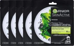 Garnier Skinactive Face Pure Charcoal Gezichtsmasker - 5 Stuks - Voordeelverpakking -Verzorgingsproducten 1200x742 4