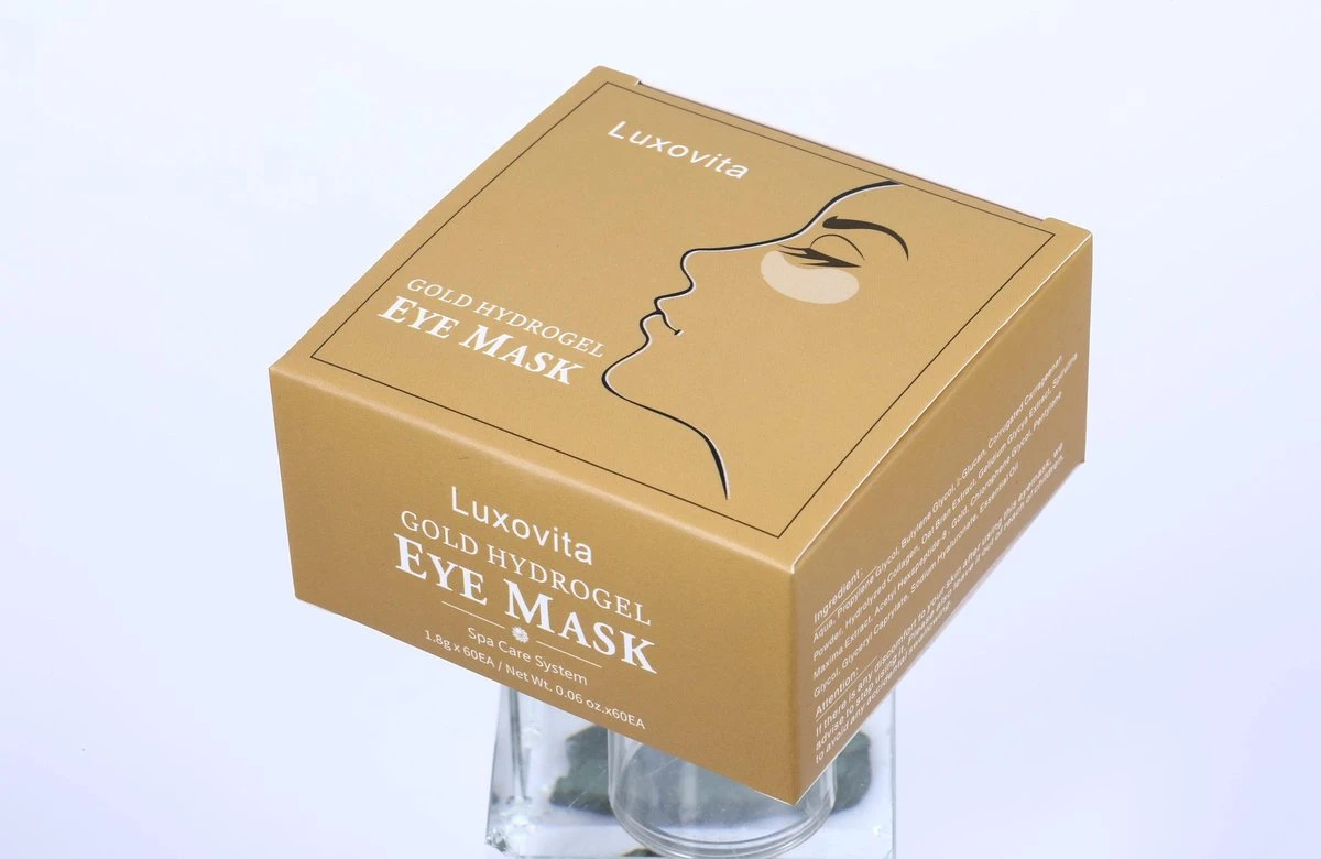 Collageen Oogmasker Luxovita - Wallen Wegwerken/Donkere Kringen/Rimpels - Hydraterend - 24k Goud Oog Masker - Eye Pads - Gel Oogmaskers - 60 Stuks 15 Collageen Oogmasker Luxovita - Wallen Wegwerken/Donkere Kringen/Rimpels - Hydraterend - 24k Goud Oog Masker - Eye Pads - Gel Oogmaskers - 60 Stuks - Afbeelding 15