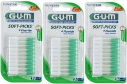 GUM® GUM Soft Picks Regular Ragers - 3 X 80 Stuks