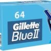 Gillette® Gillette Blue II - Wegwerpscheermesjes - 64 Stuks