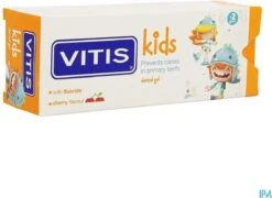 Vitis Kids - Tandpasta & Gel - 2+ Jaar - 50ml - Kersen Smaak -Verzorgingsproducten 1200x873