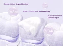 Tandpasta V34 Colour Corrector - Paarse Tandpasta - Tandenblekers - Hismile -Verzorgingsproducten 1200x891 4