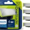 Philips OneBlade Original Blade QP240/50 - Vervangmesjes - 4 Stuks