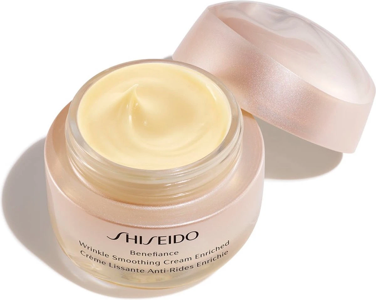 Shiseido Benefiance Wrinkle Smoothing Cream Enriched - 75 Ml - Dagcrème & Nachtcrème In 1 2 Shiseido Benefiance Wrinkle Smoothing Cream Enriched - 75 Ml - Dagcrème & Nachtcrème In 1 - Afbeelding 2