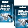 Gillette® Gillette Sensor Excel Scheermesjes - 20 Stuks