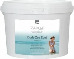 Zarqa Dode Zeezout Emmer Therapeutisch - Badzout - 5 Kg -Verzorgingsproducten 1200x964
