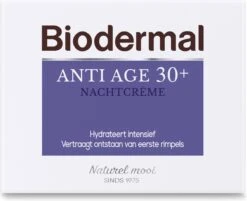 Biodermal Anti Age 30+ - Nachtcrème Tegen Huidveroudering - 50ml -Verzorgingsproducten 1200x977 1