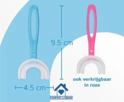 Tandenborstel Voor Kinderen - Eenvoudig, Hygiënisch En De Oplossing Voor Tandenpoetsen Bij Kinderen - BPA Vrij - BLAUW - 2 Tot 6 Jaar -Verzorgingsproducten 1200x988 4