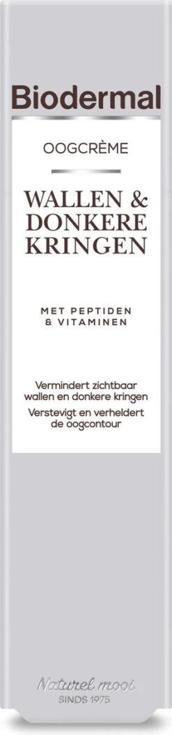 Biodermal Oogcrème Wallen & Donkere Kringen - Deze Oogcreme Vermindert Zichtbaar Wallen, Donkere Kringen Rimpels En Fijne Lijntjes – Wallen Crème -Verzorgingsproducten 282x1200