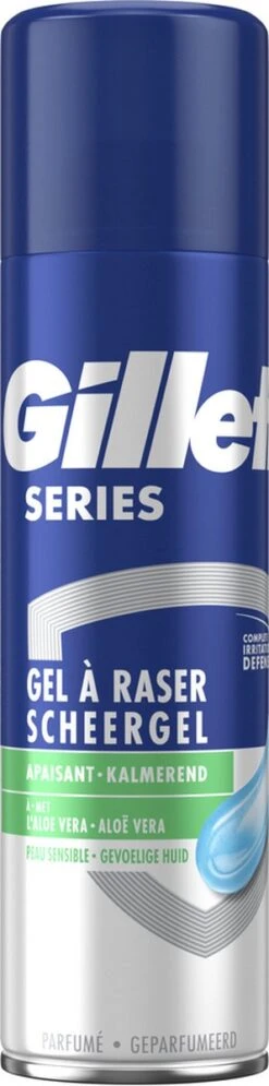 Gillette® Gillette Series Gevoelige Huid Scheergel Mannen - 6x200ml Voordeelverpakking -Verzorgingsproducten 298x1200
