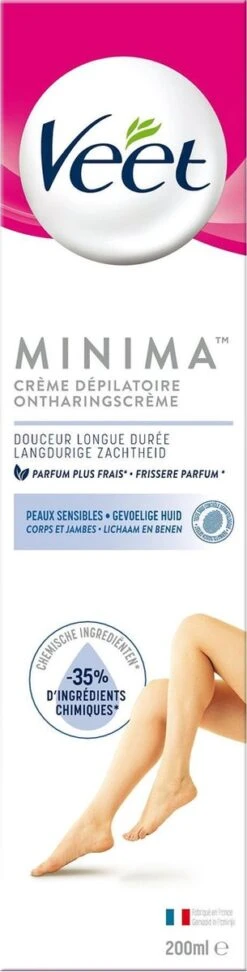 Veet Ontharingscreme - Gevoelige Huid - Minima - 200ml X2 14 Veet Ontharingscreme - Gevoelige Huid - Minima - 200ml X2 -Verzorgingsproducten 305x1200