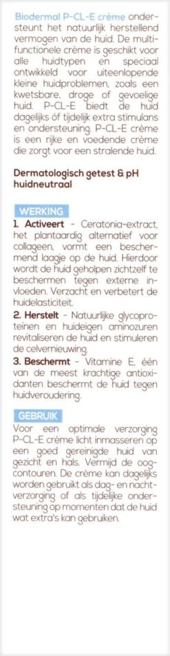 Biodermal P-CL-E Creme - Dagcreme - En Nachtcrème Met Glycerine - Gezichtsverzorging Ondersteunt Natuurlijk Herstel Van De Droge Huid - Droge Huid Gezichtscreme - 100ml -Verzorgingsproducten 311x1200 5