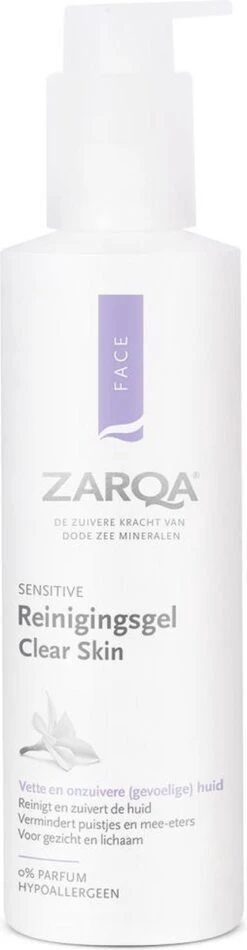 Zarqa Reinigingsgel Clear Skin 200 Ml -Verzorgingsproducten 312x1200