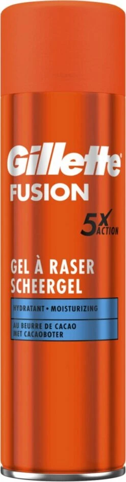 Gillette® Gillette Fusion5 Ultra Moisturizing Scheergel Mannen - 6x200ml Voordeelverpakking -Verzorgingsproducten 315x1200 2