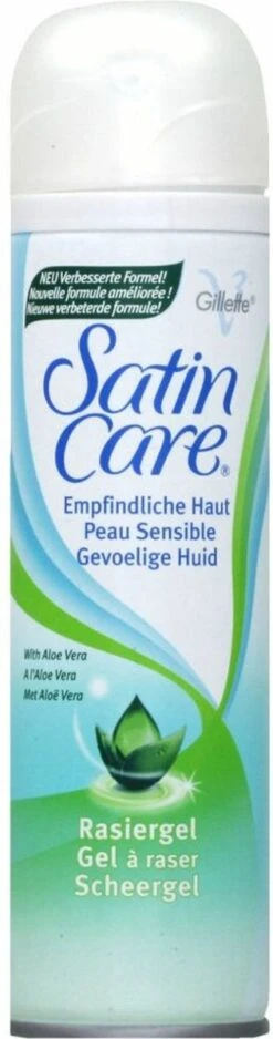 Gillette Venus Satin Care Gevoelige Huid Scheergel Vrouwen - 6x200ml Voordeelverpakking -Verzorgingsproducten 316x1200 1