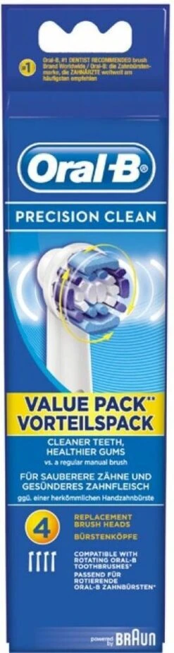 Oral B Oral-B Precision Clean Opzetborstels - 4 Stuks -Verzorgingsproducten 320x1200 2