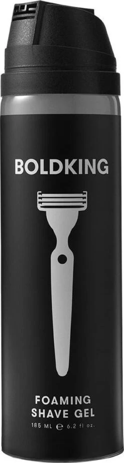 Boldking Foaming Shaving Gel - Scheergel / Scheerschuim Voor Mannen - 185 Ml - 1 Stuk -Verzorgingsproducten 321x1200 1