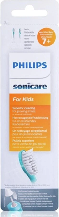 Philips Sonicare For Kids Standard A2 HX6042/33 - Opzetborstel - 2 Stuks -Verzorgingsproducten 325x1200 5