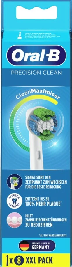 Oral B Oral-B Precision Clean Opzetborstel 8 Stuks - CleanMaximiser 19 Oral B Oral-B Precision Clean Opzetborstel 8 Stuks - CleanMaximiser -Verzorgingsproducten 326x1200 4