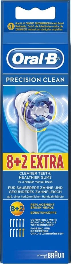 Oral B Oral-B Precison Clean Opzetborstels - 8 +2 Stuks -Verzorgingsproducten 326x1200 6