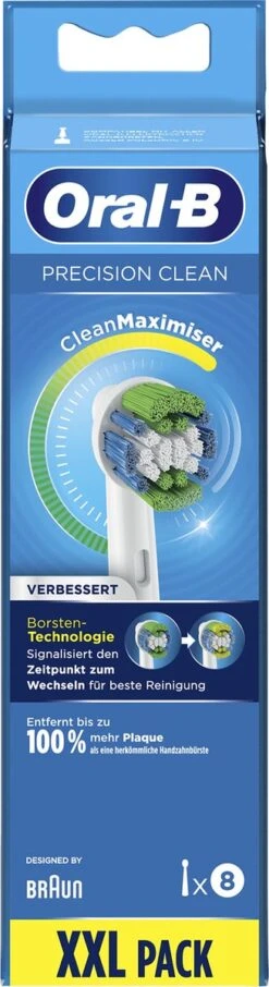 Oral B Oral-B Precision Clean Opzetborstel 8 Stuks - CleanMaximiser 18 Oral B Oral-B Precision Clean Opzetborstel 8 Stuks - CleanMaximiser -Verzorgingsproducten 327x1200 5