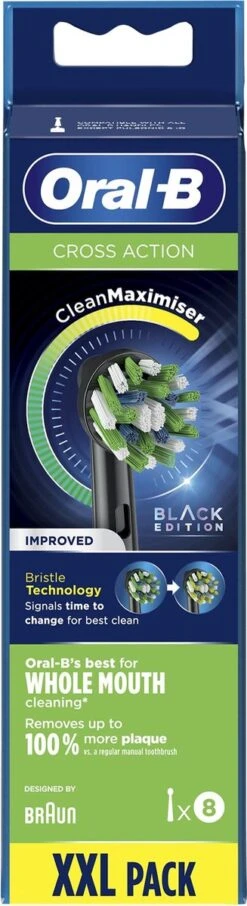 Oral B Oral-B CrossAction - Met CleanMaximiser-technologie - Opzetborstels - Zwart - 8 Stuks 20 Oral B Oral-B CrossAction - Met CleanMaximiser-technologie - Opzetborstels - Zwart - 8 Stuks -Verzorgingsproducten 327x1200 7
