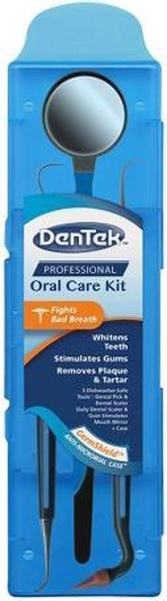 Dentek Tandartshaakje - Inclusief Mondspiegel En Tandvleesmassager 3 Dentek Tandartshaakje - Inclusief Mondspiegel En Tandvleesmassager - Afbeelding 3