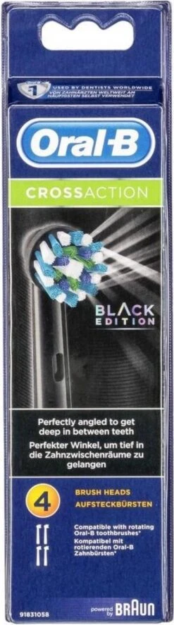 Oral B Oral-B CrossAction Zwart Opzetborstels - 4 Stuks -Verzorgingsproducten 334x1200 4