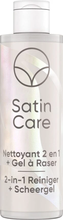 Gillette Venus Satin Care Voor Schaamhaar - 2-In-1 Reiniger + Scheergel - 190 Ml -Verzorgingsproducten 344x1200 3