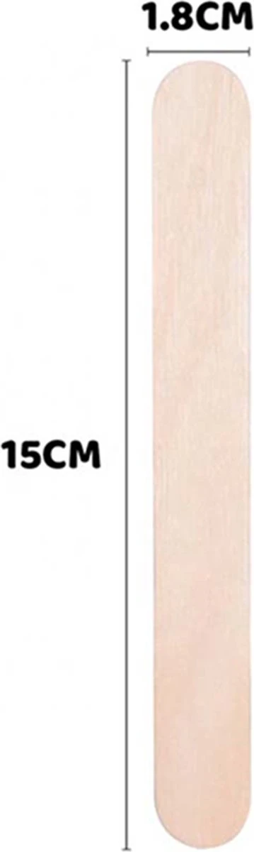 Lifestance Wax Spatels - Houten Spatel - Harsspatel - Wax Beans - Ontharen - Waxen - Harsen - Wax - Bruin - Moederdag Cadeautje - 10 Stuks 3 Lifestance Wax Spatels - Houten Spatel - Harsspatel - Wax Beans - Ontharen - Waxen - Harsen - Wax - Bruin - Moederdag Cadeautje - 10 Stuks - Afbeelding 3