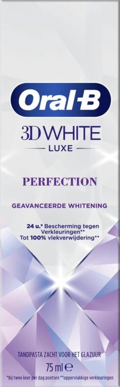 Oral B Oral-B 3D White Luxe Perfection Tandpasta - Voordeelverpakking 12 X 75ml -Verzorgingsproducten 374x1200 3