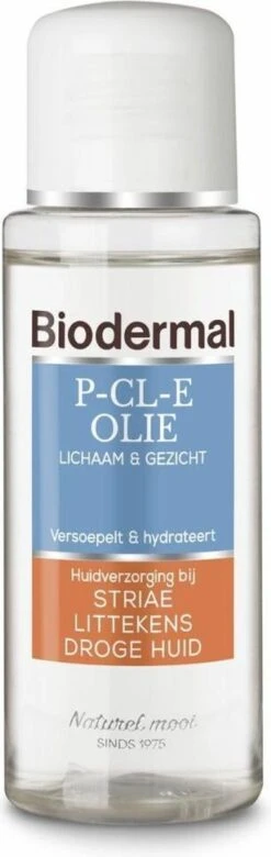 Biodermal P-CL-E Olie - Huidolie - Huidverzorging Voor Striae, Littekens En Droge Huid - Huidolie 75 Ml -Verzorgingsproducten 380x1200