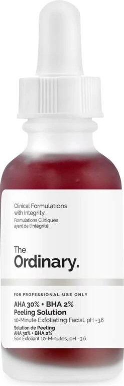 The Ordinary Exfoliant Peeling AHA 30% - BHA 2% - Vitamine B5 - Serum - 30 Ml -Verzorgingsproducten 386x1200 3