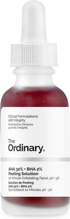 The Ordinary Exfoliant Peeling AHA 30% - BHA 2% - Vitamine B5 - Serum - 30 Ml -Verzorgingsproducten 387x1200