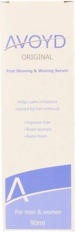 Avoyd Original 90ml - Voorkomt En Verhelpt Ingegroeide Haartjes, Scheerirritatie En Scheerbultjes - Geschikt Voor M/v - 040 -Verzorgingsproducten 392x1200 1