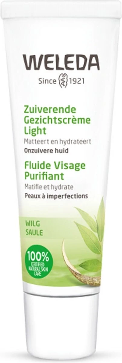 Weleda Wilg Zuiverende Gezichtscrème Light 1 Weleda Wilg Zuiverende Gezichtscrème Light