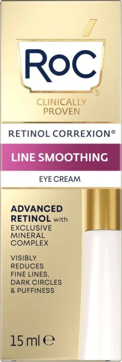 RoC Retinol Correxion Line Smoothing Oogcrème 18 RoC Retinol Correxion Line Smoothing Oogcrème -Verzorgingsproducten 407x1200