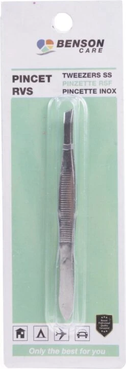 Benson Epileerpincet Schuin Roestvrij Staal -Verzorgingsproducten 410x1200 1