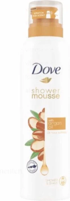 Dove Argan Oil Doucheschuim - 6 X 200ml - Voordeelverpakking -Verzorgingsproducten 420x1200