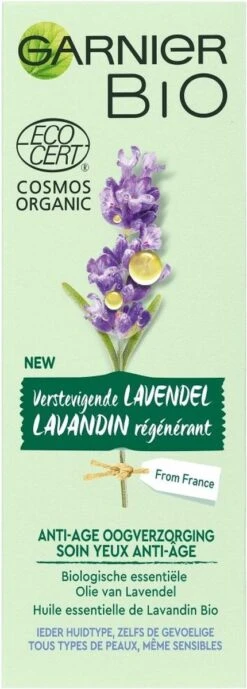 Garnier Bio Anti-age Oogcrème - 15 Ml - Alle Huidtypes - Revitaliserende Lavendel -Verzorgingsproducten 430x1200 7